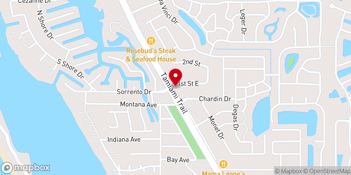 Map showing location of Grace Bible Fellowship
