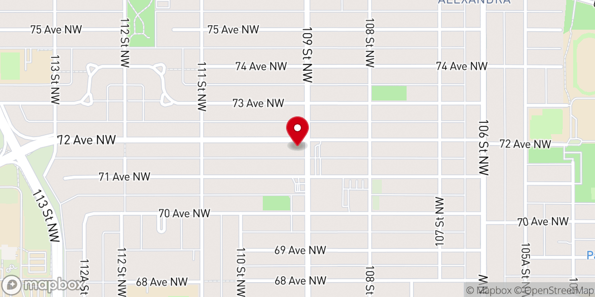 Map showing location of Cornerstone Community Church
