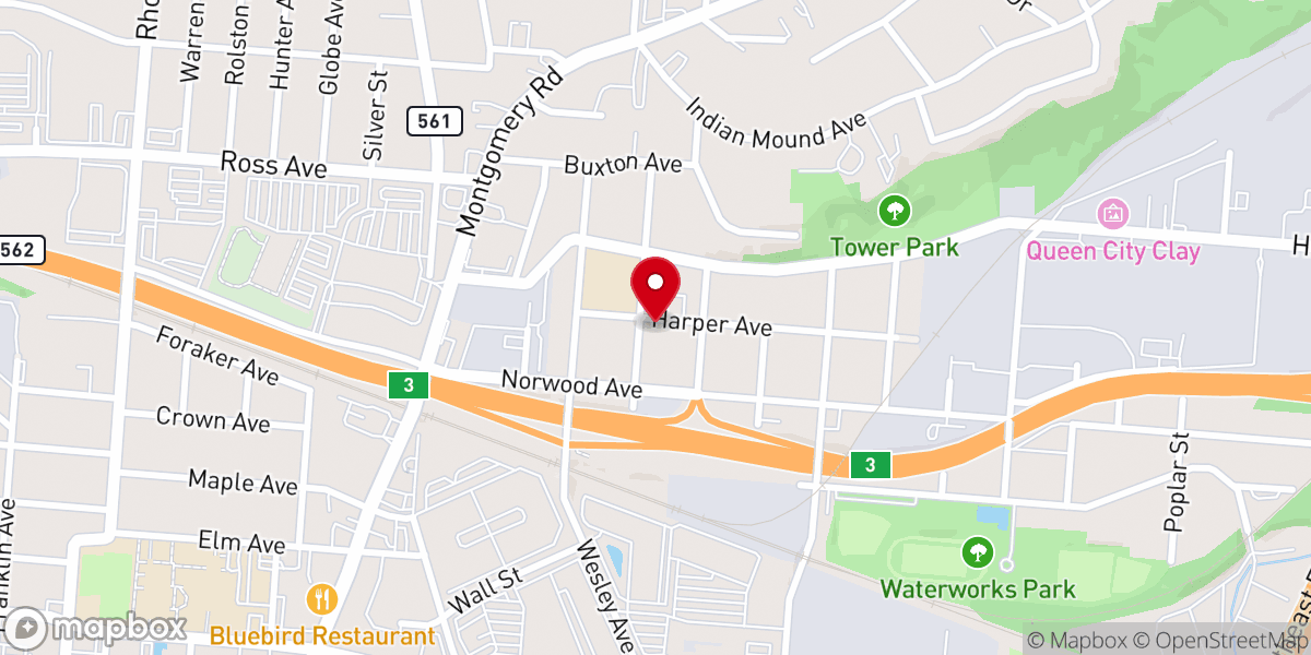 Map showing location of New Strength Ministries