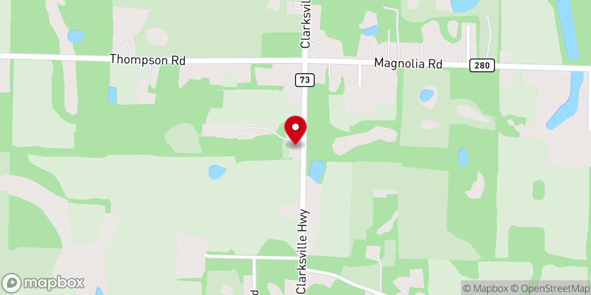 Map showing location of New Galilee Missionary Baptist Church