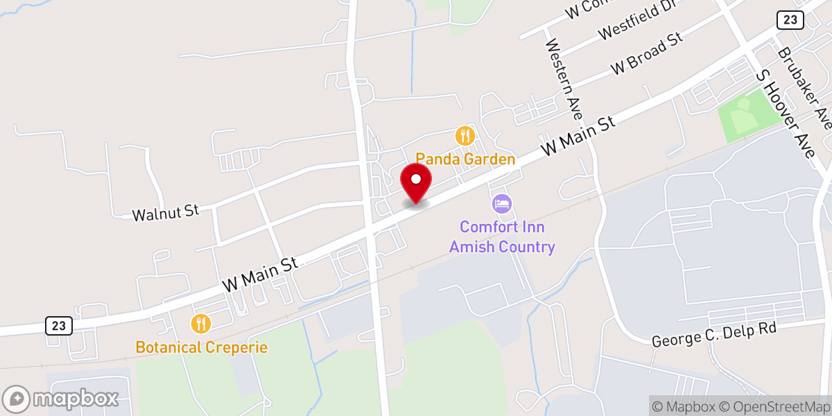 Map showing location of New Life Family Center