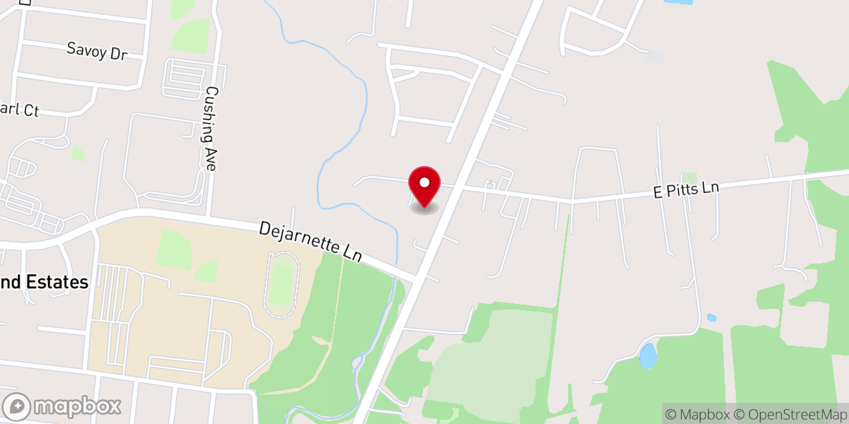 Map showing location of Murfreesboro Community Church