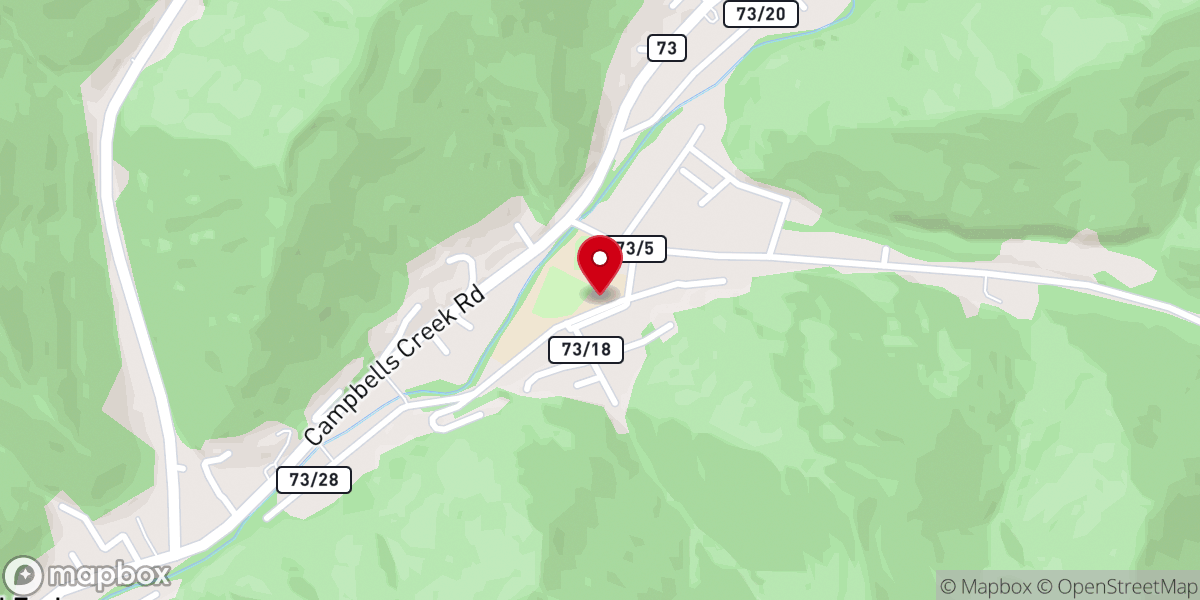 Map showing location of Fairhaven Baptist Church