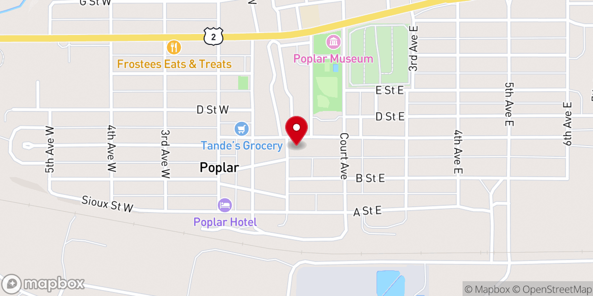 Map showing location of Lindsey Memorial Presbyterian Church