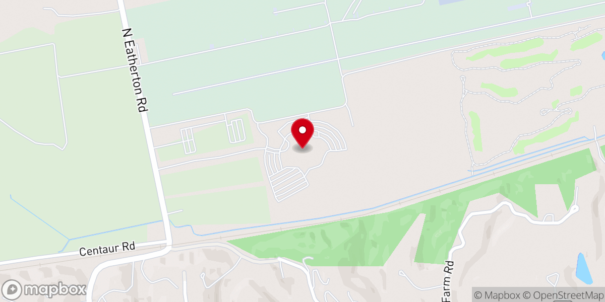 Map showing location of The Crossing Bookstore at Chesterfield