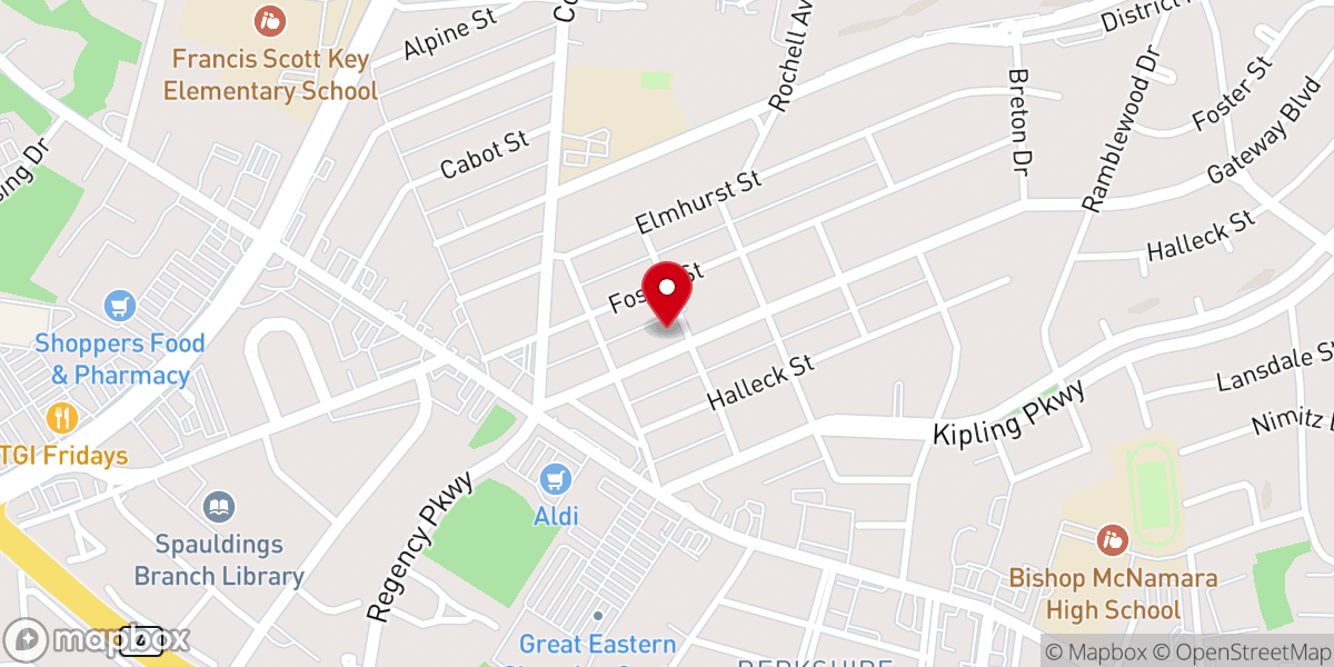 Map showing location of Hemingway Memorial AME Church