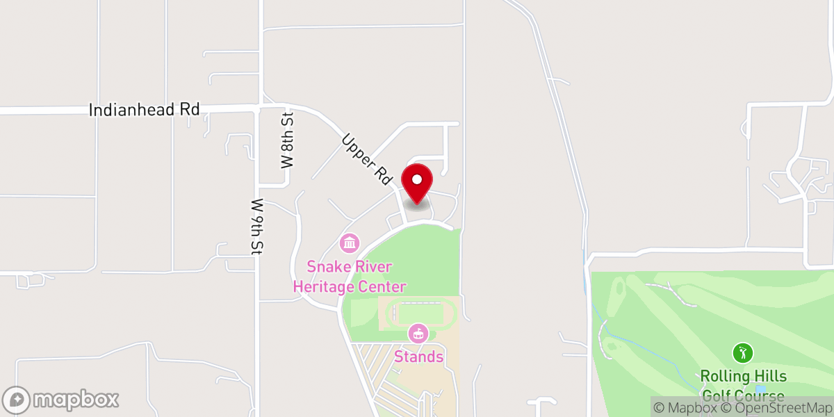 Map showing location of Weiser Worship Center