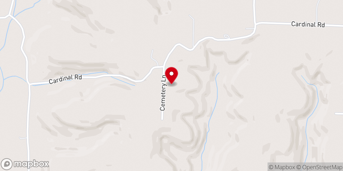 Map showing location of Sheppard Church