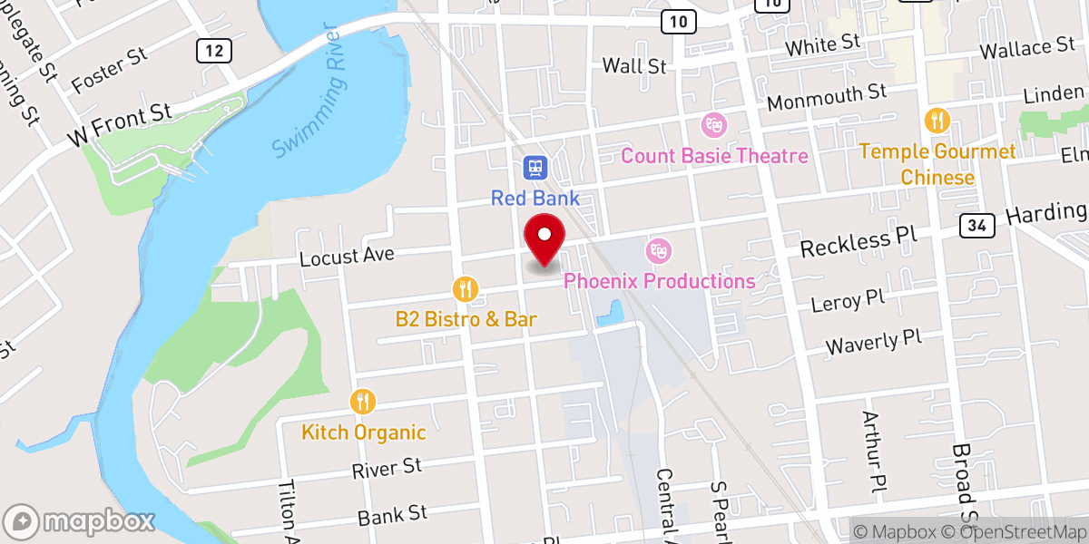 Map showing location of The Red Bank Oratory of St. Philip Neri