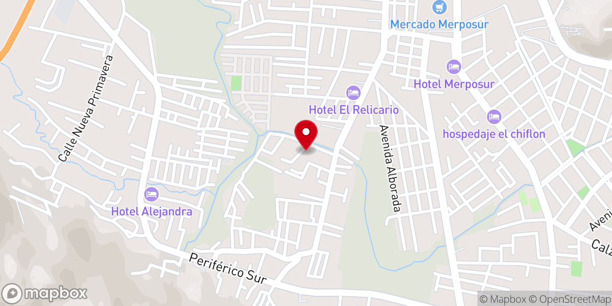 Map showing location of Visión a Las Naciones Iglesia Cristiana Intercultural