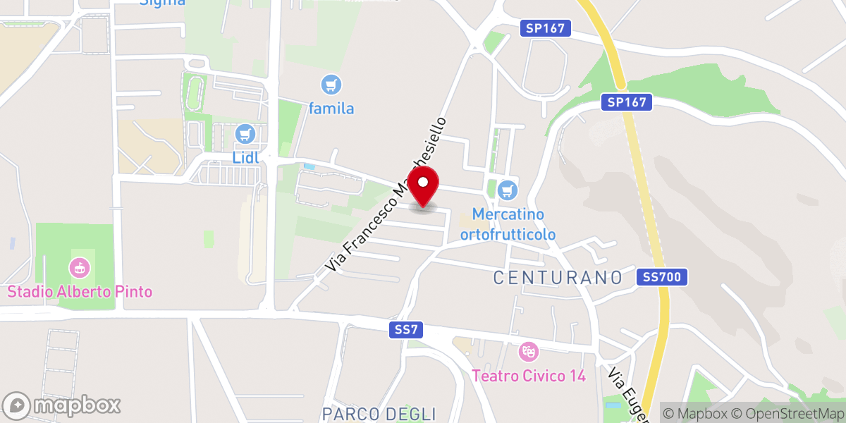 Map showing location of Chiesa Taoista