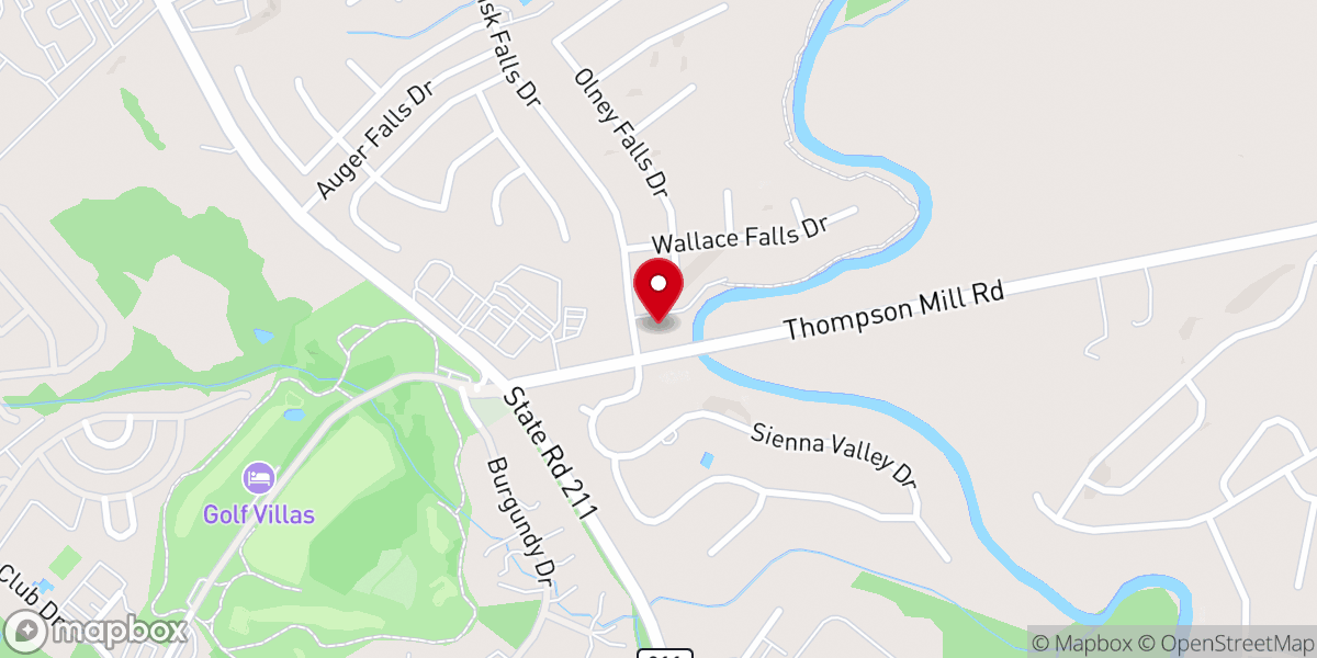 Map showing location of Braselton Mulberry RiverWalk
