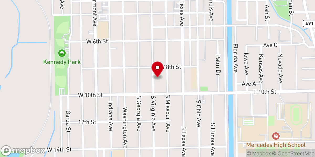 Map showing location of Revamp Church