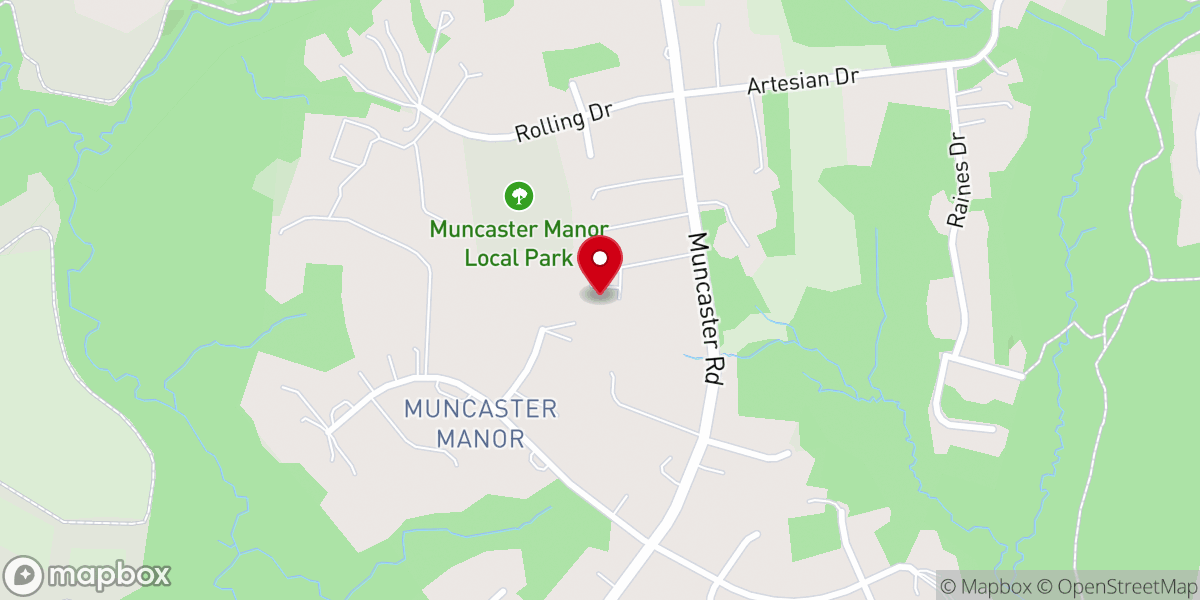 Map showing location of Fellowship Church MD