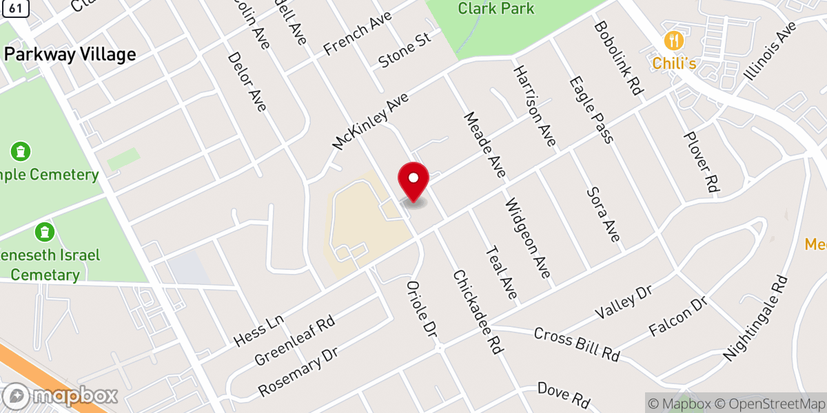 Map showing location of Saint Stephen Martyr Catholic Church