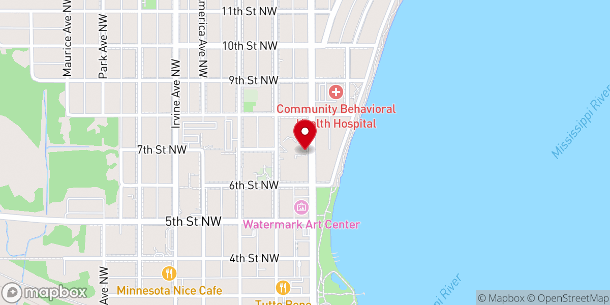 Map showing location of Phillips School