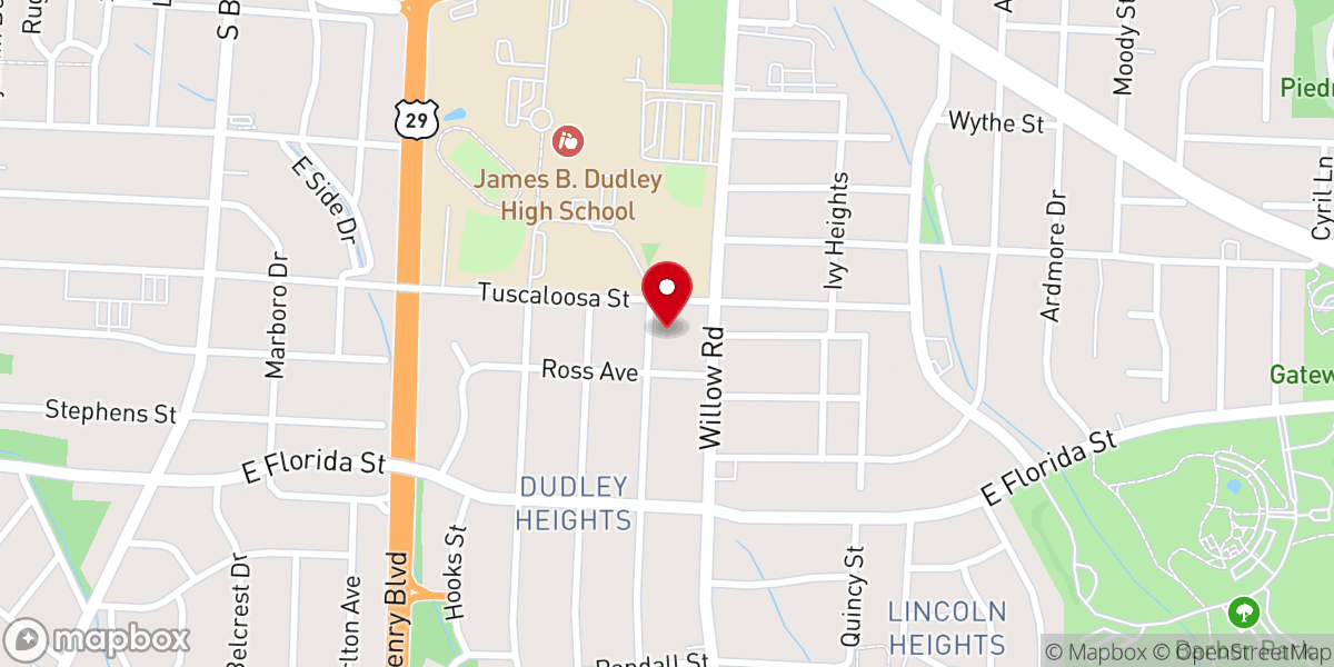 Map showing location of New Thing Ministries International