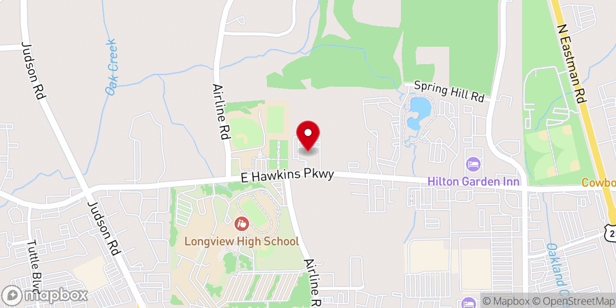 Map showing location of Calvary Tabernacle