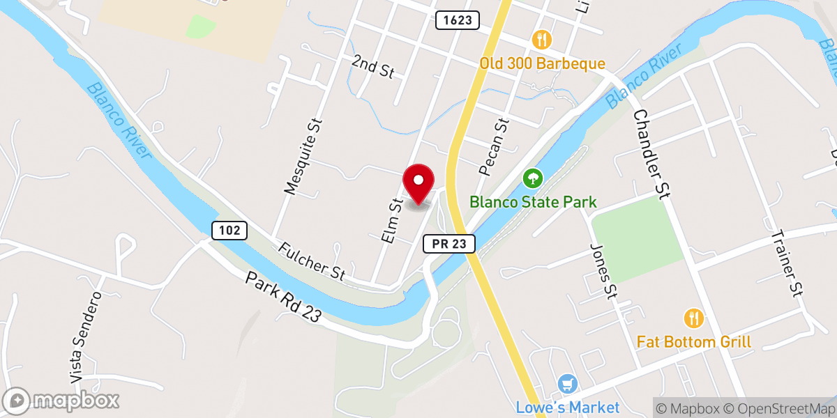 Map showing location of Saint Ferdinand Catholic Church