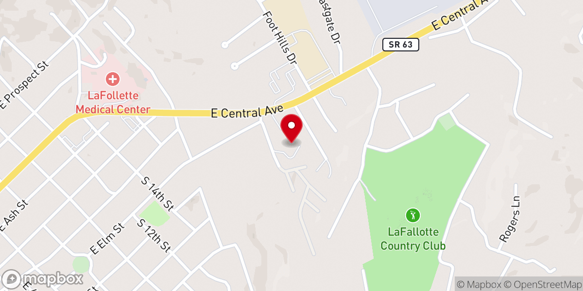 Map showing location of Our Lady of Perpetual Help Catholic Church