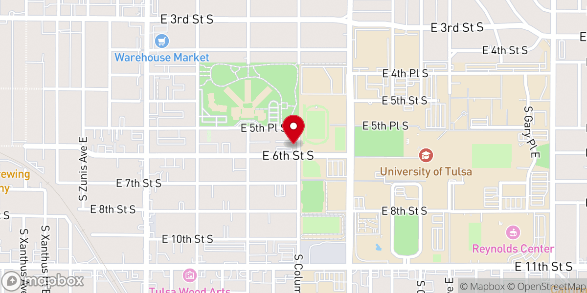 Map showing location of St. Antony Antiochian Orthodox Christian Church