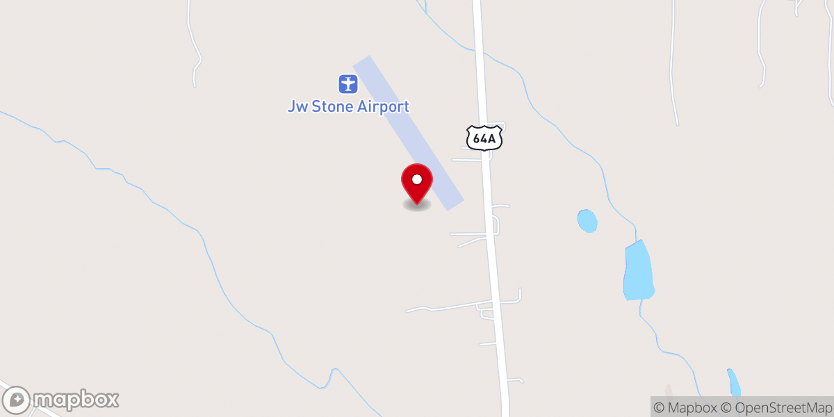 Map showing location of Stone Manor