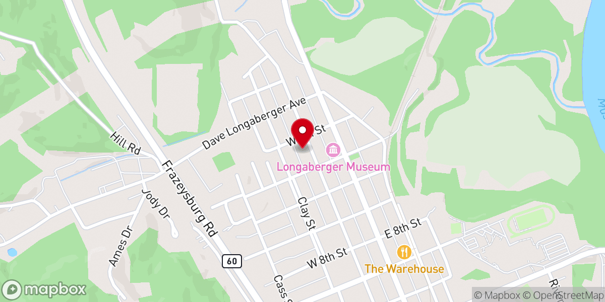 Map showing location of St Ann's Rectory