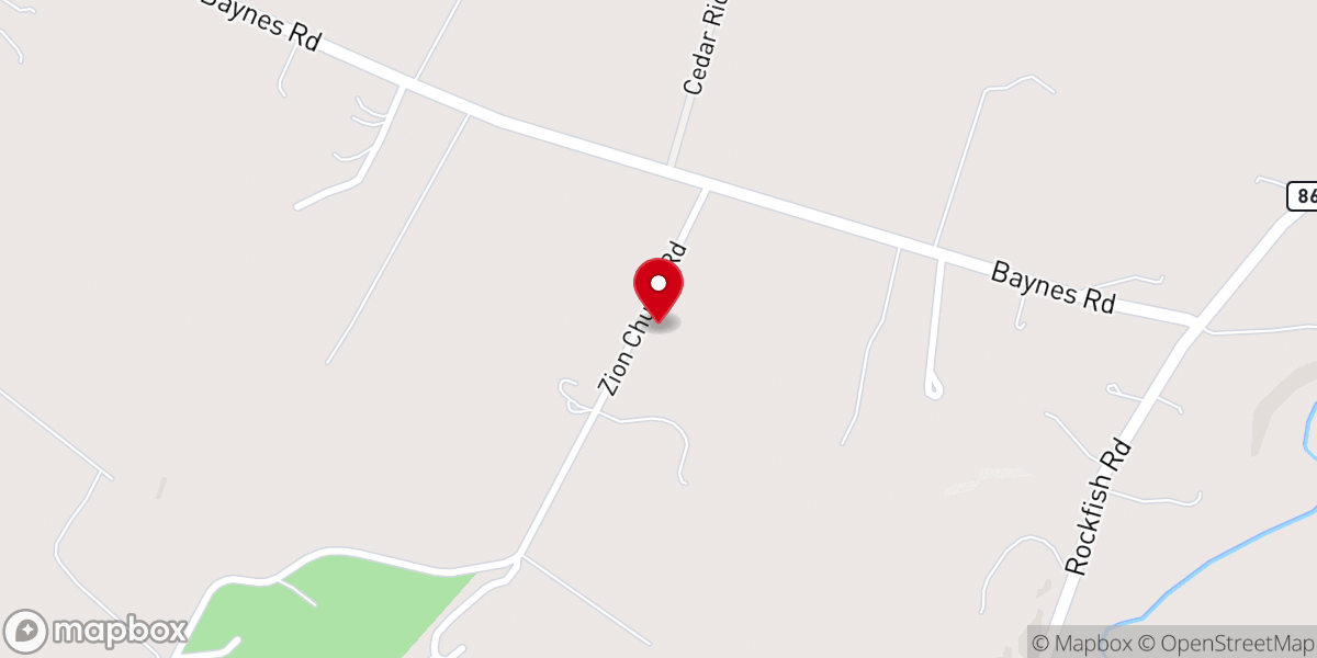 Map showing location of Sky Ridge Farm Events