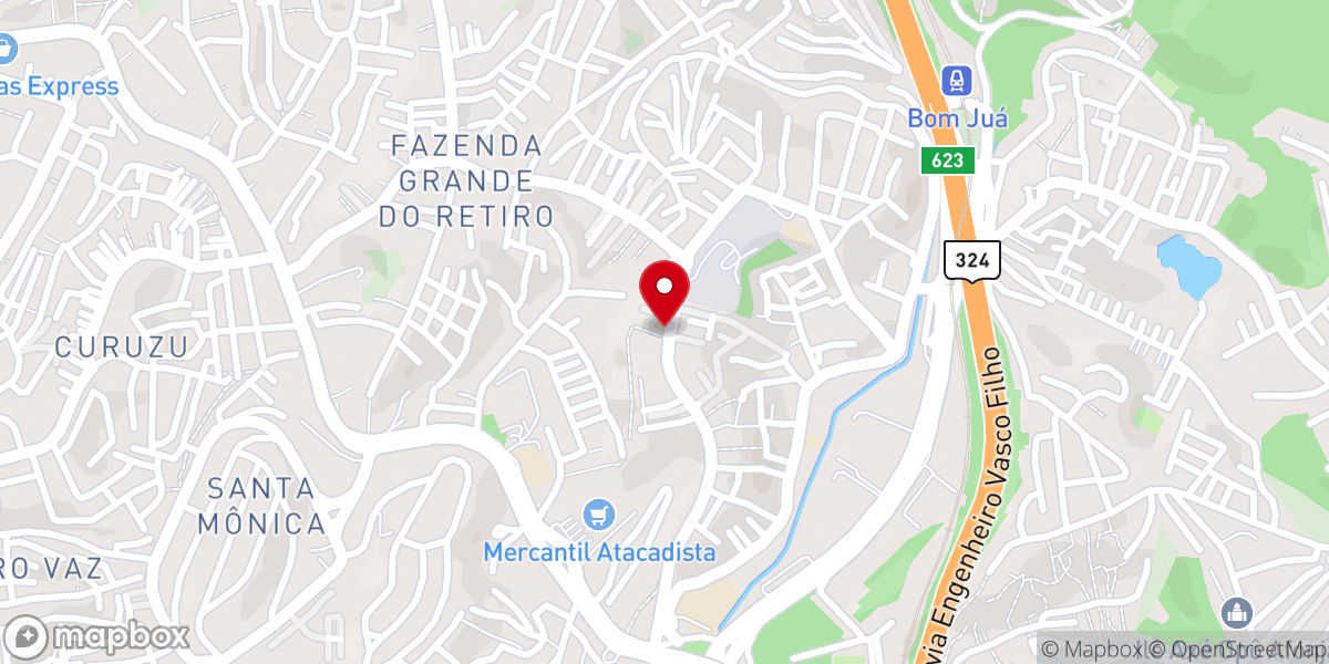Map showing location of Fortaleça Jovem