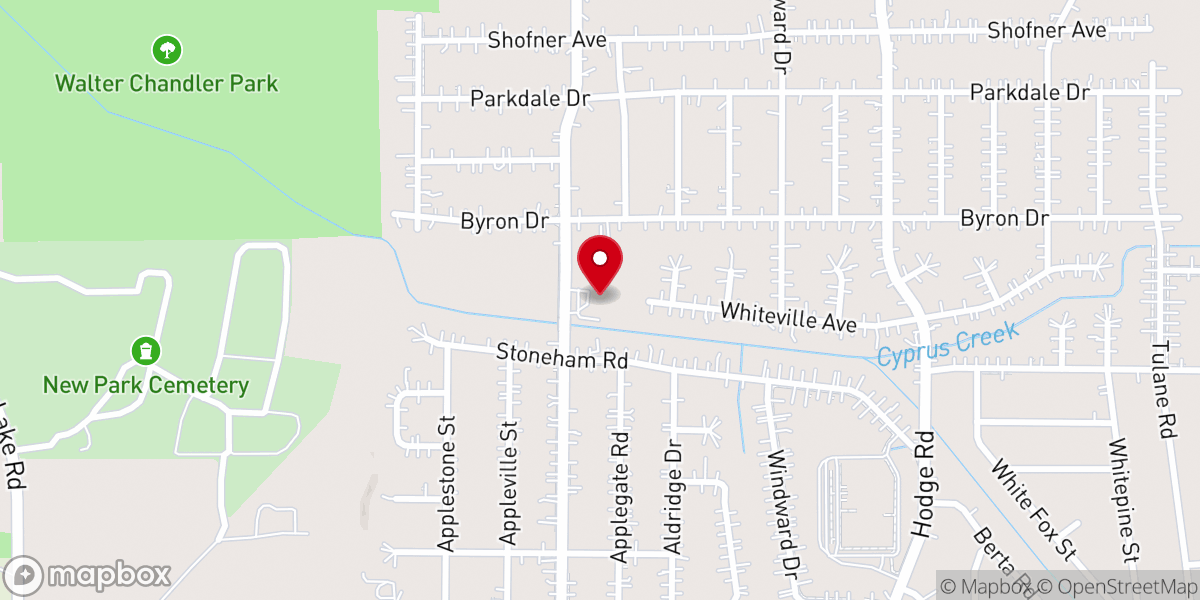 Map showing location of Grace Landmark Missionary Baptist Church