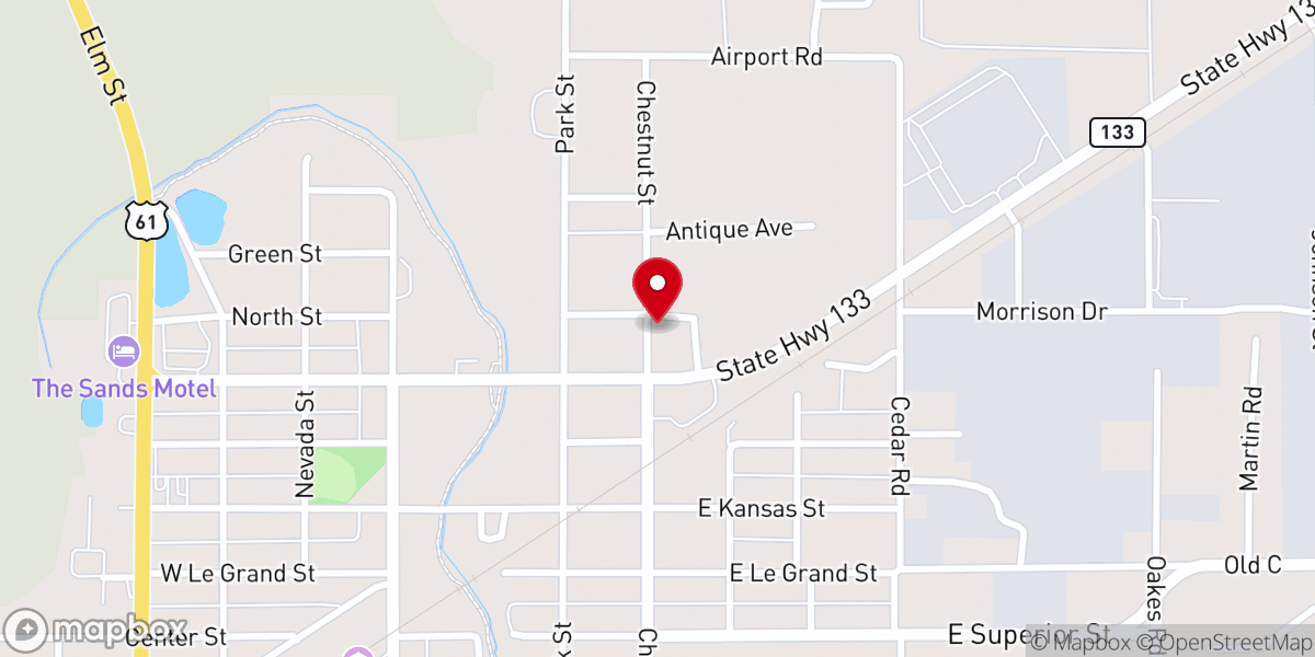 Map showing location of Langner Ryan