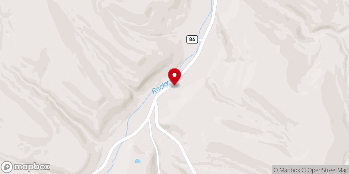 Map showing location of Hills Church