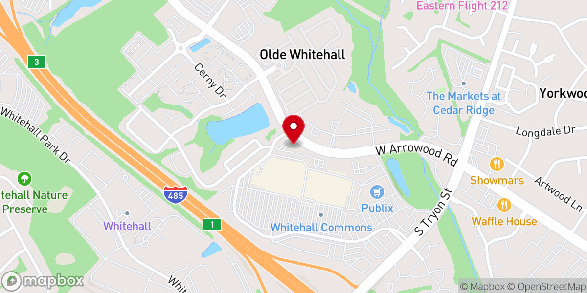 Map showing location of B.O.L.D. Church