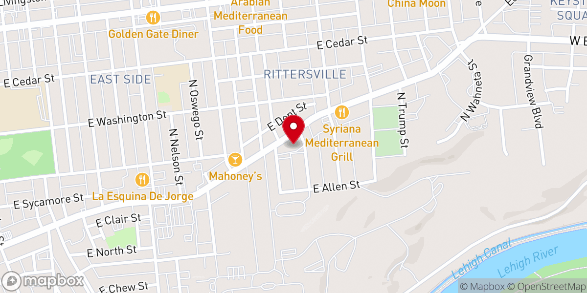 Map showing location of New Beginnings Church of God