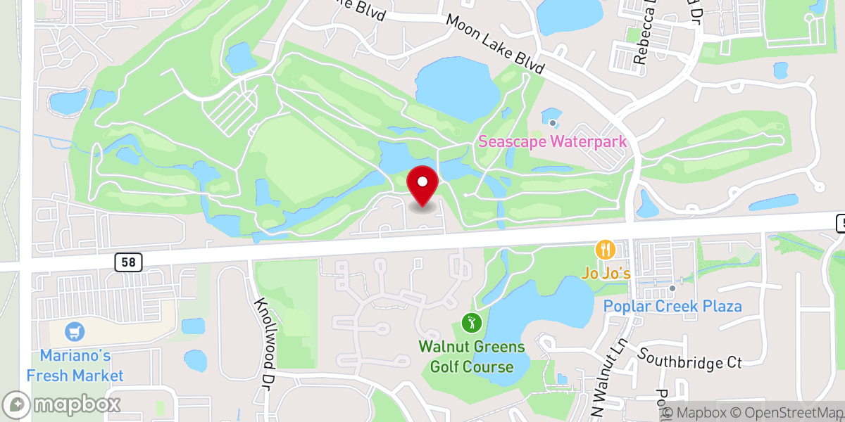 Map showing location of Eden Vista Hoffman Estates