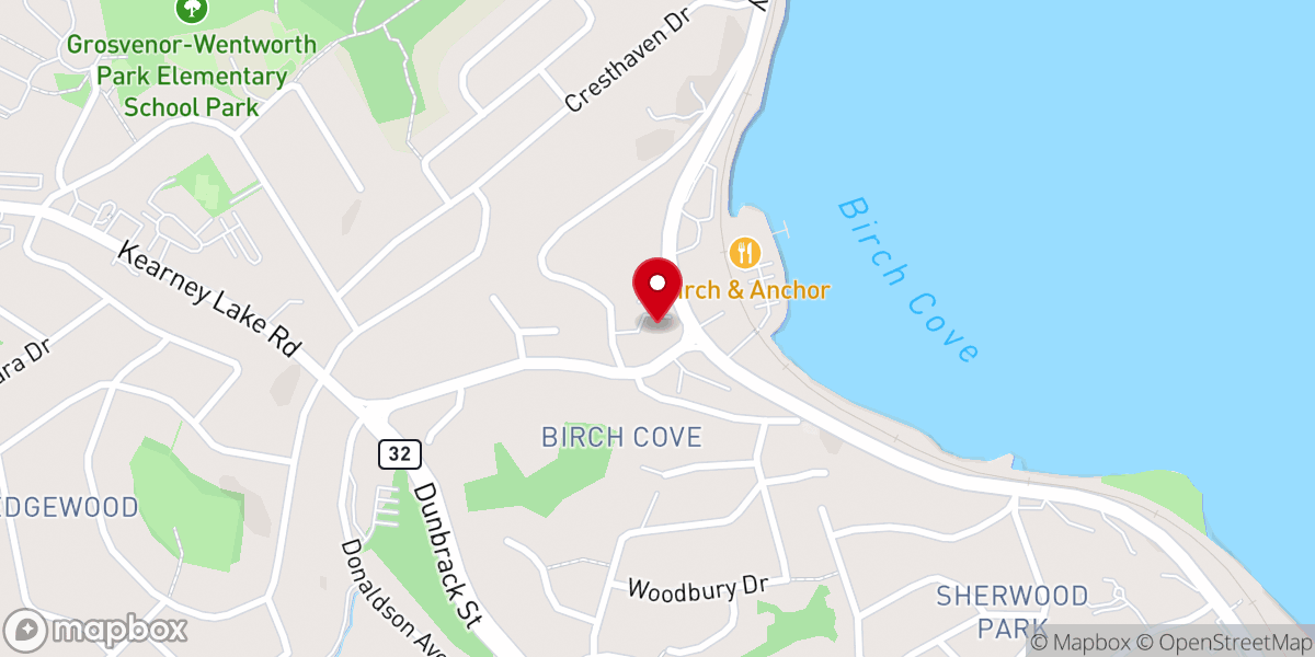 Map showing location of St Peter's Anglican Church