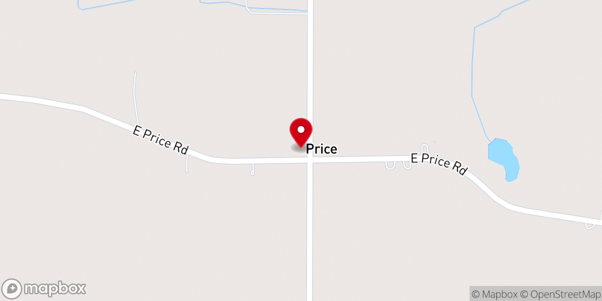 Map showing location of Faith Fellowship Church