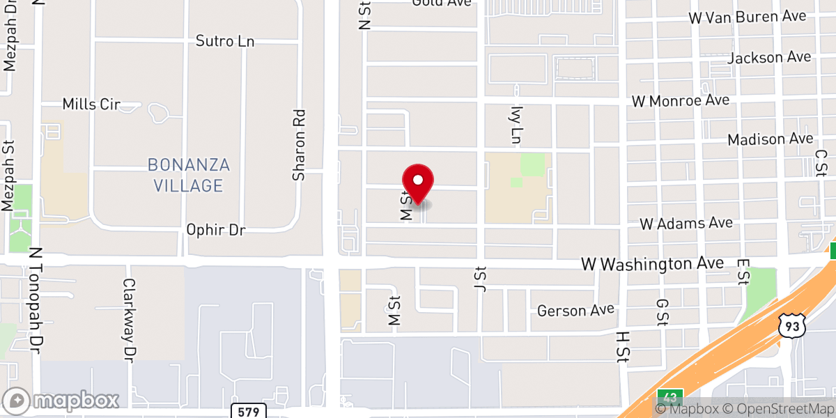 Map showing location of Pilgrim Rest Missionary Church