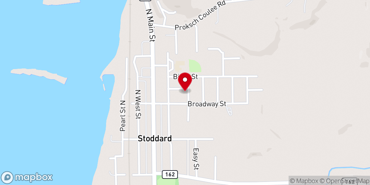 Map showing location of St Luke's Evangelical Lutheran