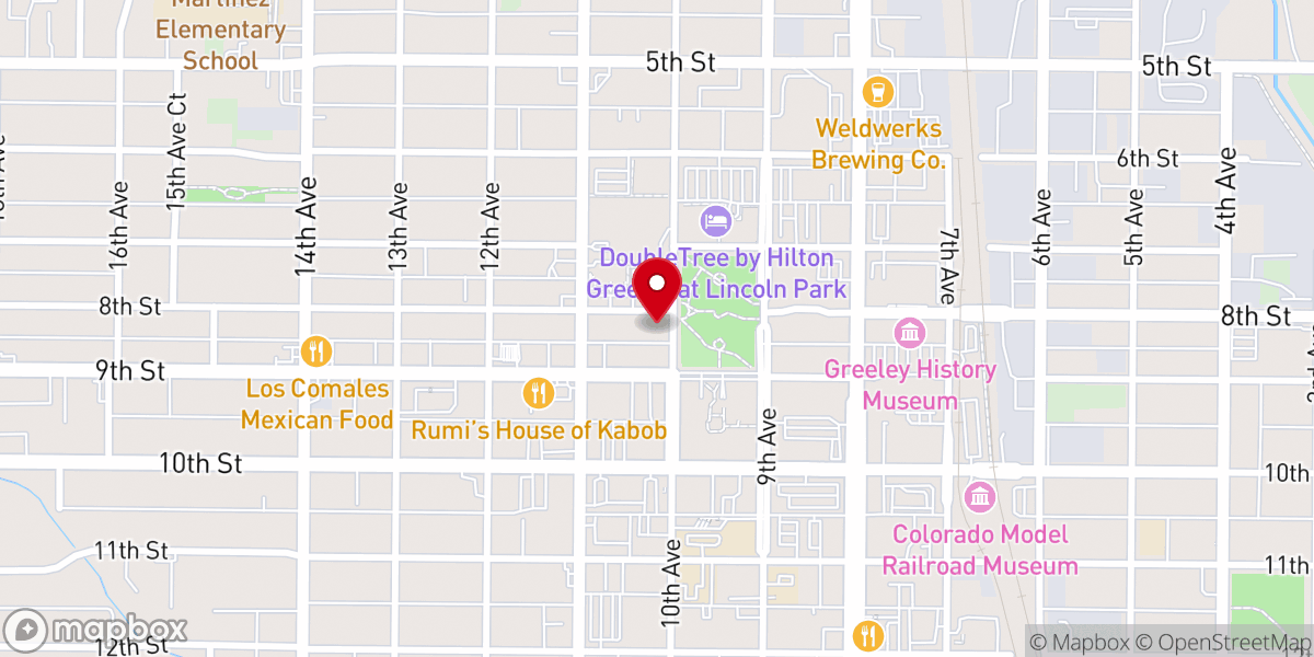 Map showing location of Saint Patrick