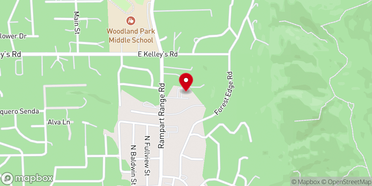 Map showing location of High View Baptist Church