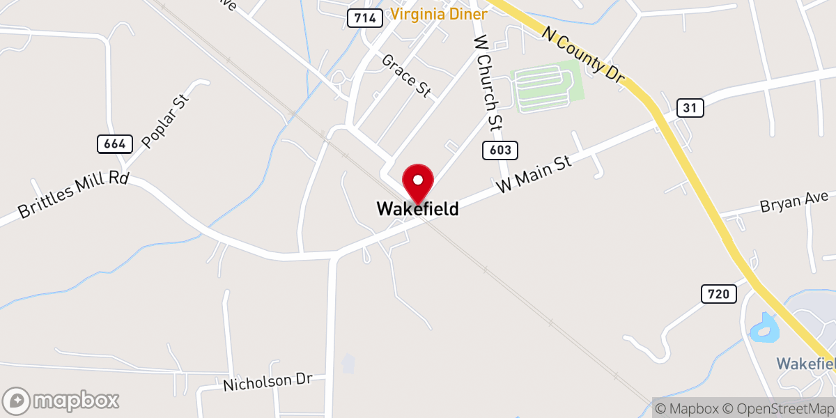 Map showing location of Acker Church Organ Co Inc