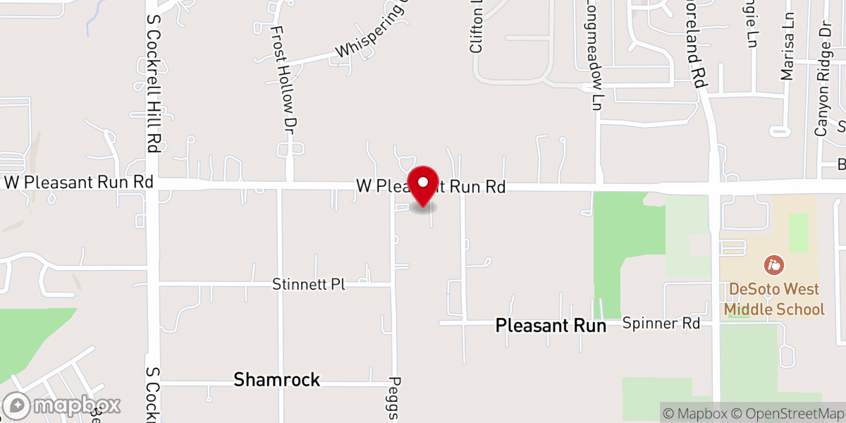 Map showing location of Christ the Cornerstone Comm