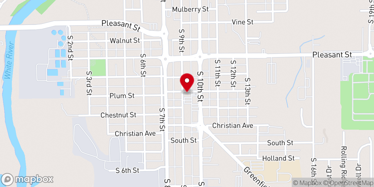 Map showing location of DeerCreek Community Church