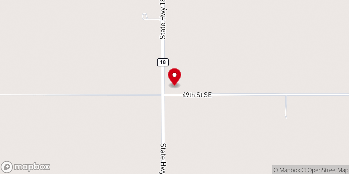 Map showing location of Bethel Moravian Church