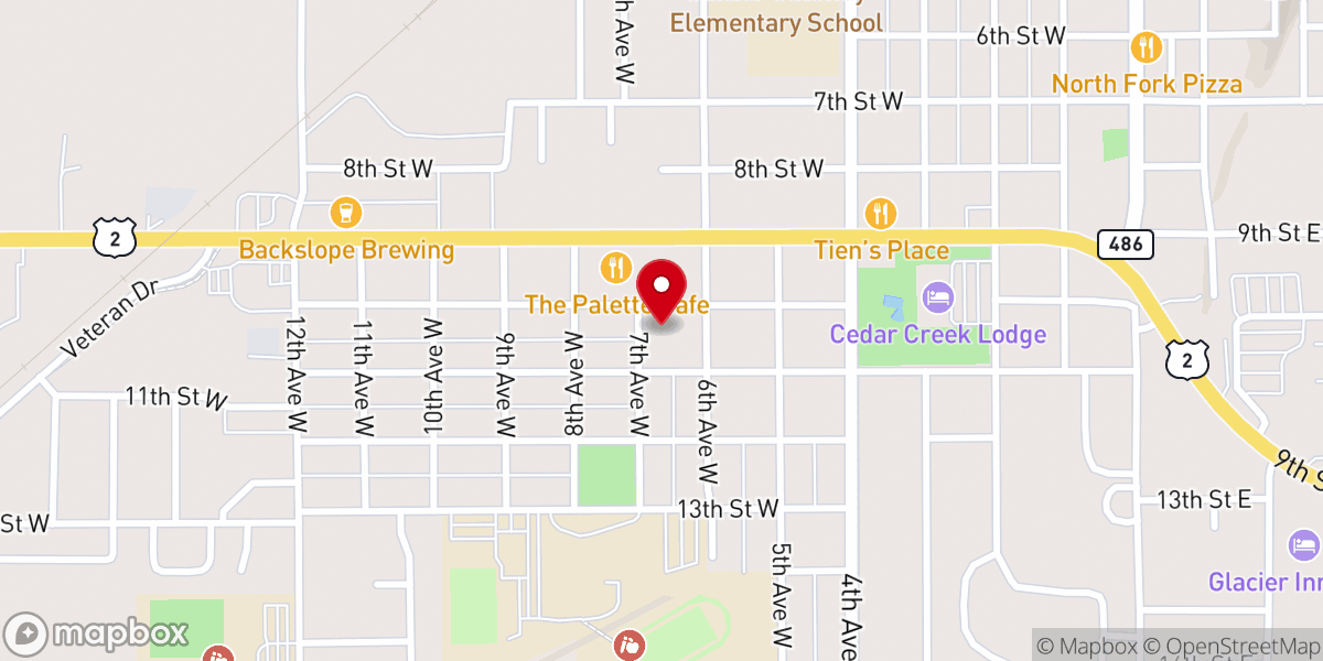 Map showing location of Fellowship Church