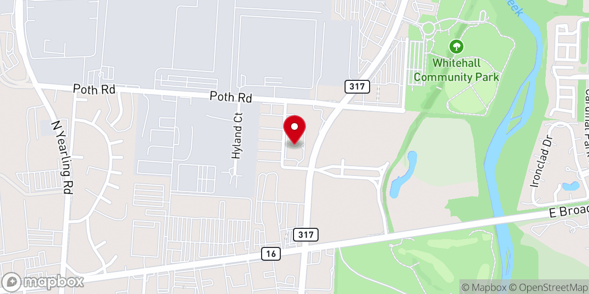 Map showing location of Unity Temple Ministries Church of God in Christ