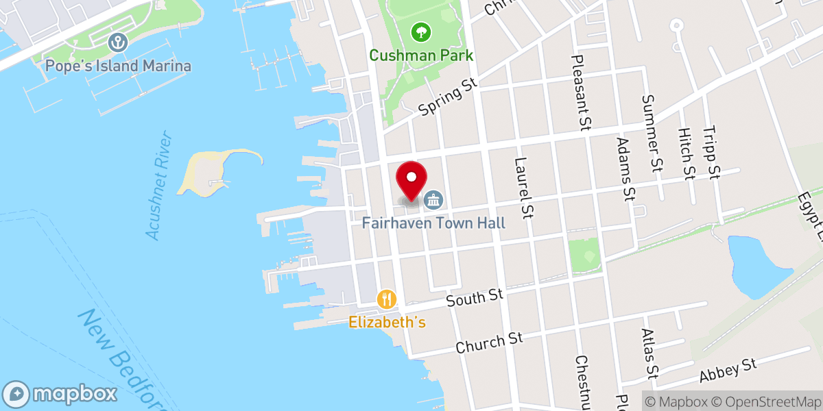 Map showing location of South Coast Community Church