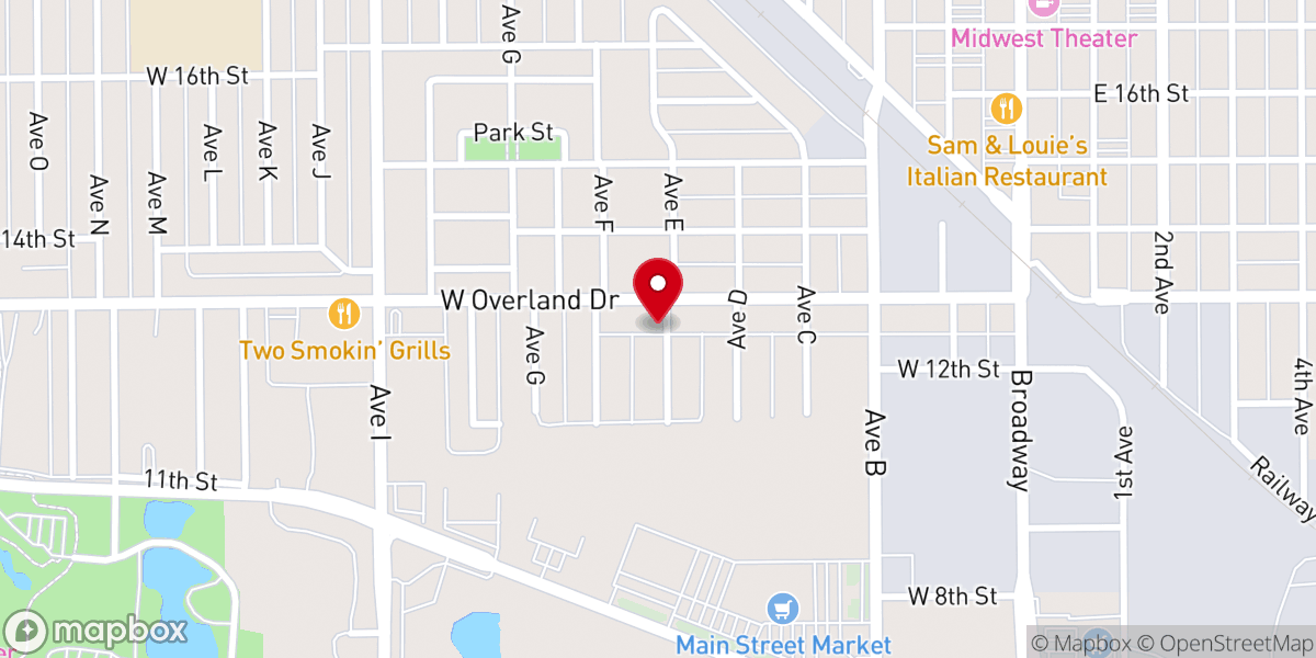 Map showing location of First Wesleyan Church