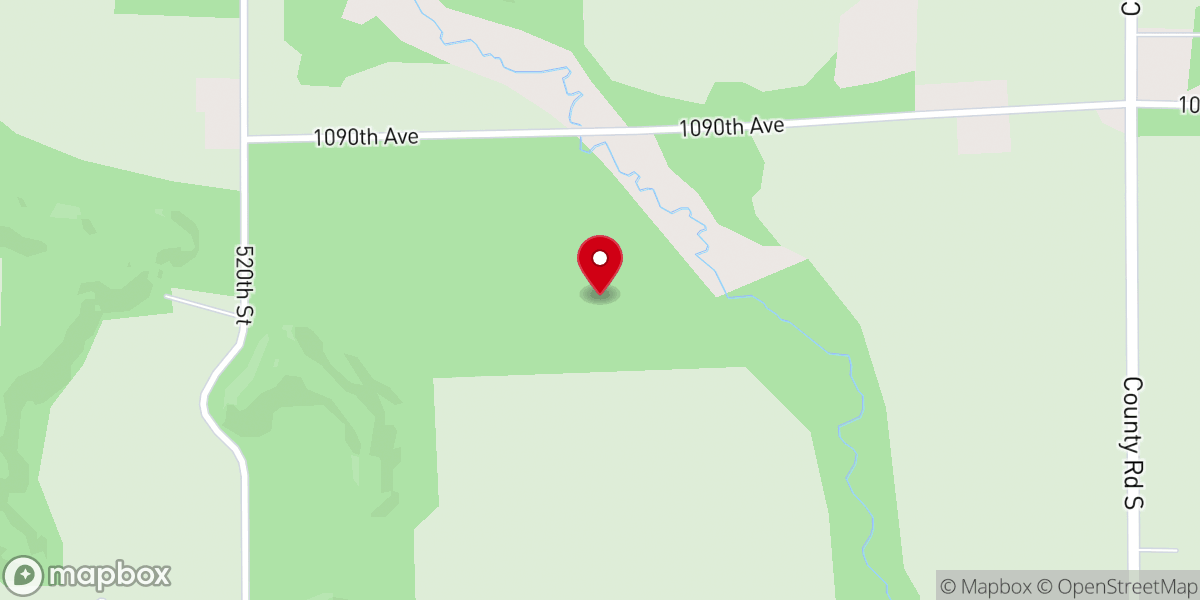 Map showing location of Otter Creek Christian Fellowship